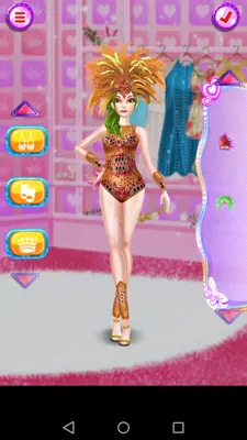 Brazil Doll Fashion Salon android App screenshot 1