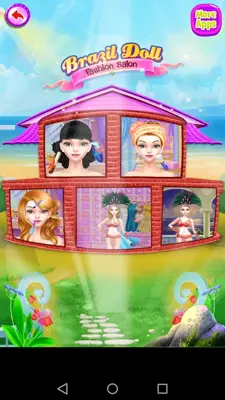 Brazil Doll Fashion Salon android App screenshot 5